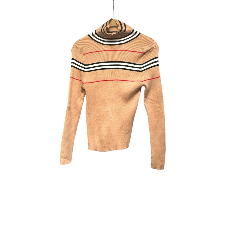 Striped Tan Sweater